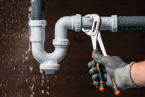 Professional Drain Cleaning technician working in Gum Spring, VA